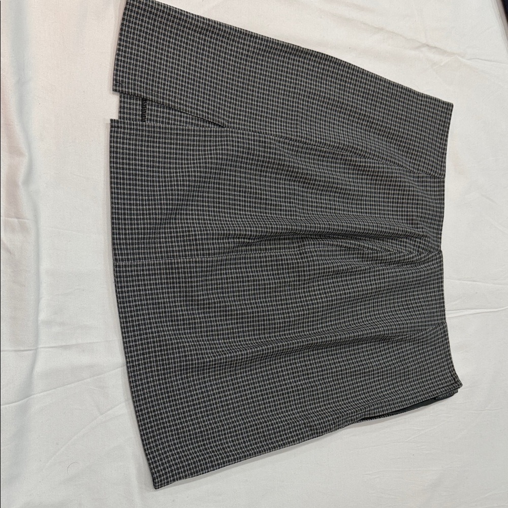 Reitmans Monochrome Checkered A-Line Skirt